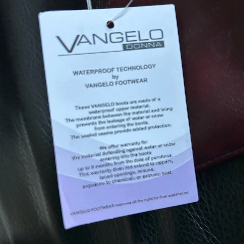 Vangelo Burgundy Heeled Boots - Picture 4 of 5